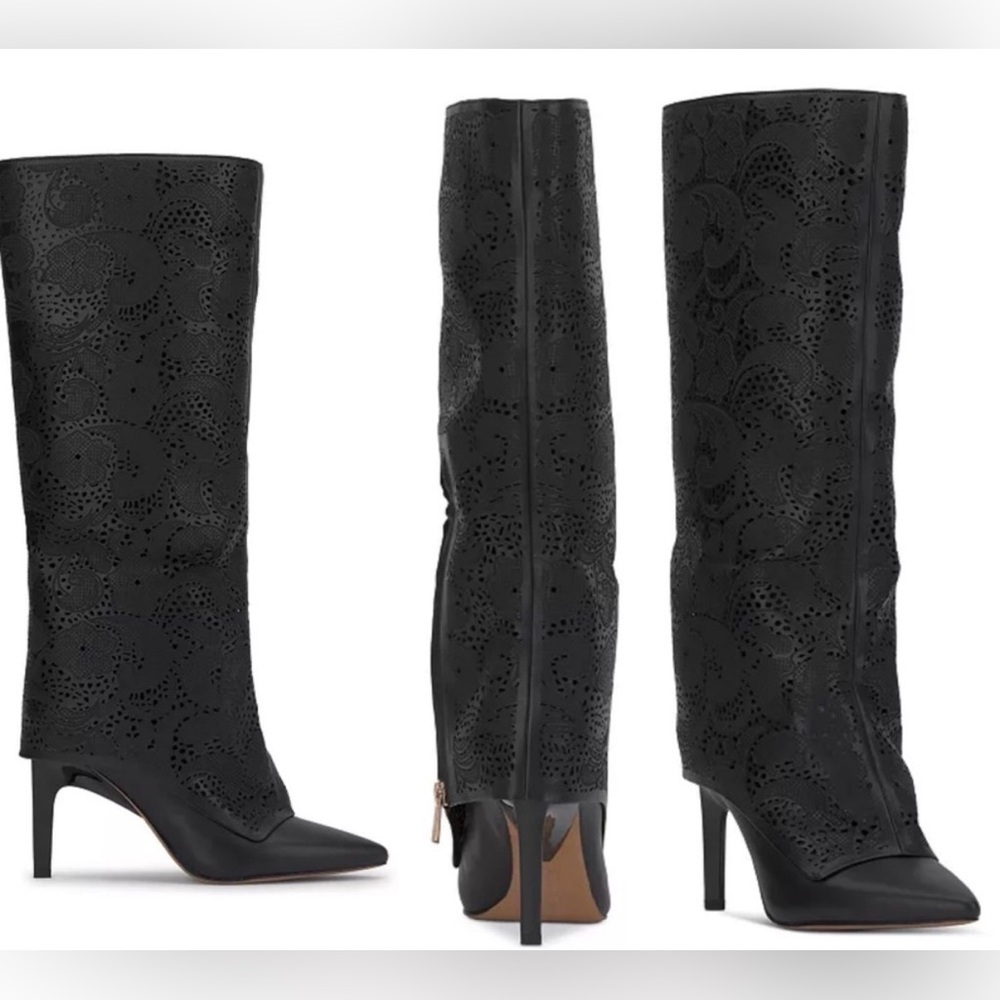 Jessica Simpson Women's Brykia Cuffed Pointed-Toe Boots